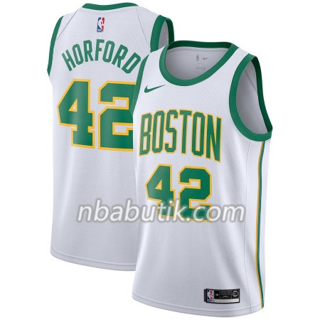 NBA Mænd Trøje Boston Celtics Al Horford 42 2018-19 Nike City Edition Hvid Swingman NBA Mænd Trøje Boston Celtics Al Horford 42 2018-19 Nike City Edition Hvid Swingman
